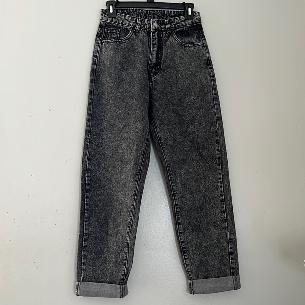 SHEIN black/grayish Jeans